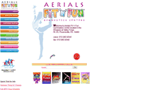 Desktop Screenshot of aerialsgymnastics.com